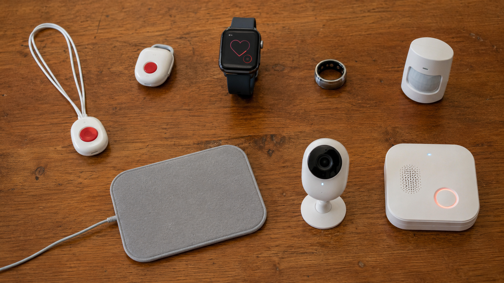 Senior monitoring devices come in many shapes and sizes, from help buttons and wearables to home sensors and cameras