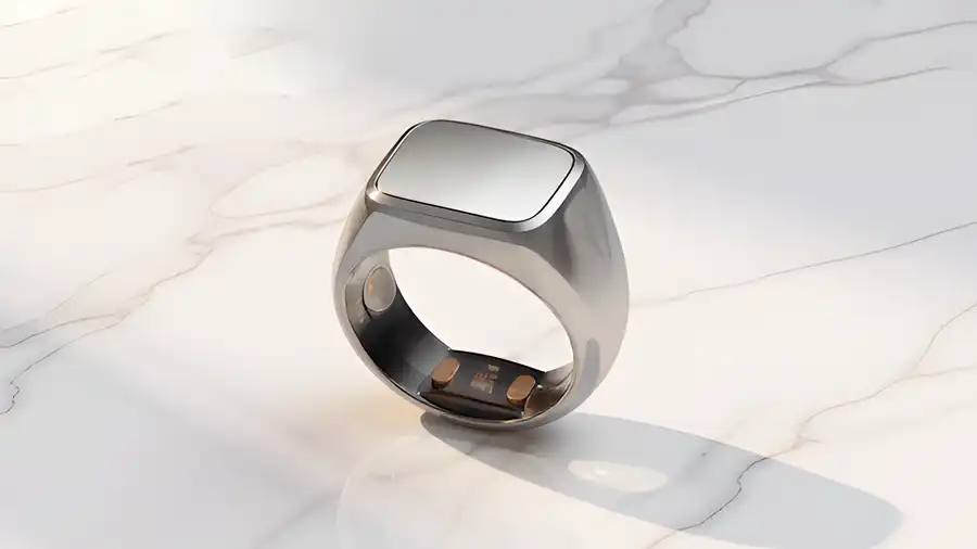 Close-up of the Haelo smart ring